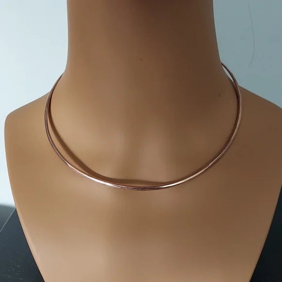 Jay King Copper metal cuff choker Necklace - Picture 4 of 8